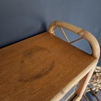 6 etagere bibliotheque en rotin