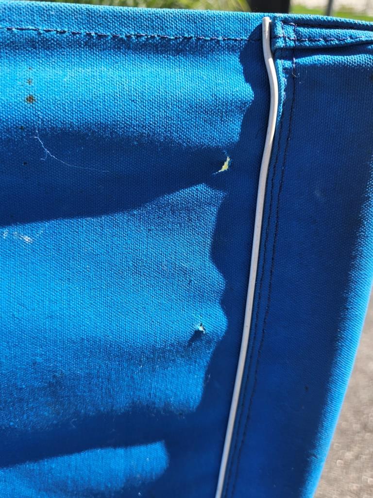 6 fauteuils pliants bleux