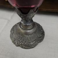 6 lampe a petrole rose