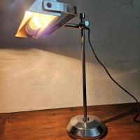 6 lampe de bureau chromee art deco 1