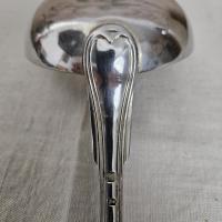 6 louche metal argente