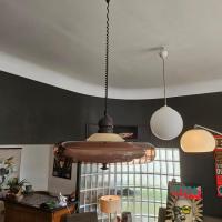 6 lustre plexi marron 70s