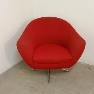 6 paire de fauteuils rouges
