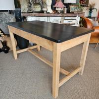 6 table plateau noir