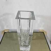 6 vase murano transparent