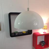 7 suspension cloche blanche 70 s 2