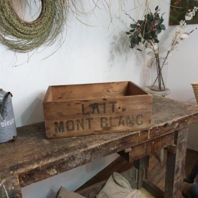 8 caisse en bois mont blanc