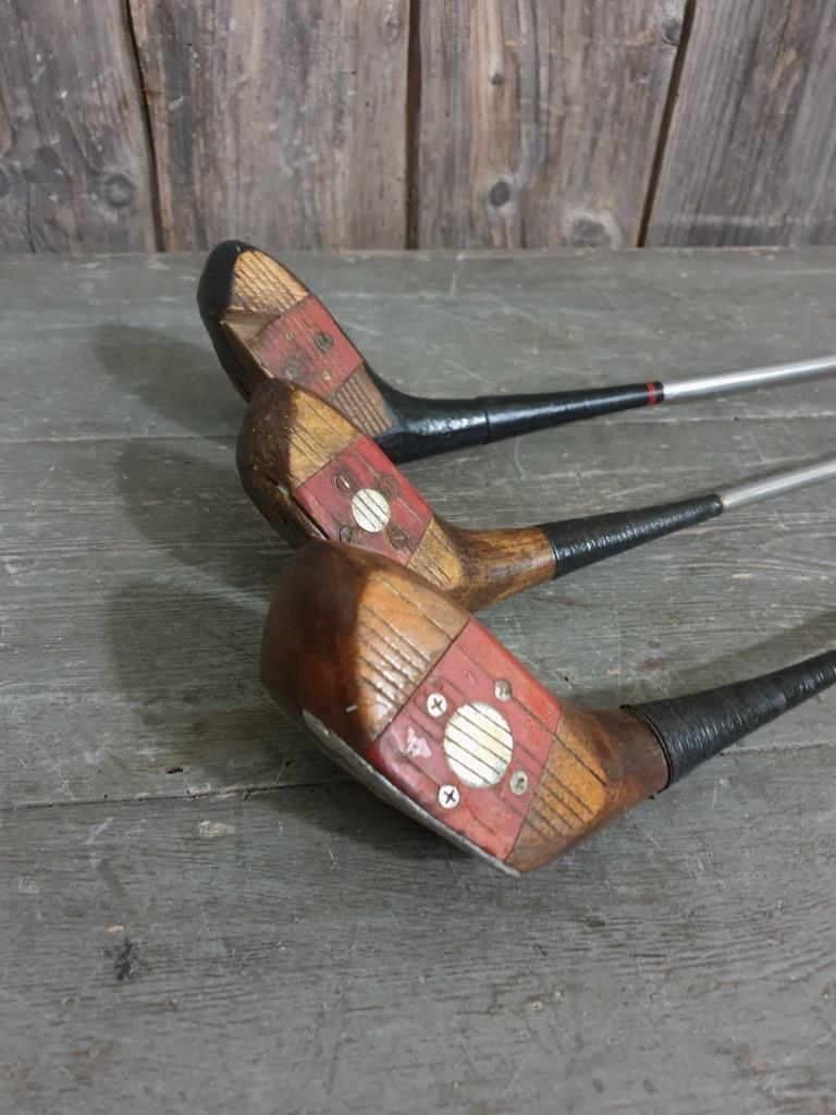 8 club de golf en bois
