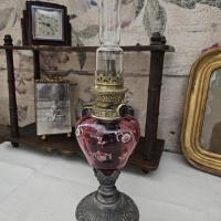 8 lampe a petrole rose