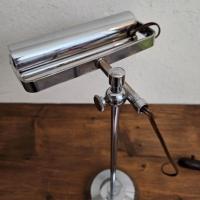 8 lampe de bureau chromee art deco 1