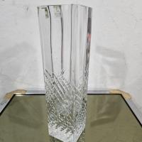 8 vase murano transparent