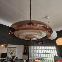 9 lustre plexi marron 70s