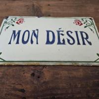 9 plaque de villa mon desir